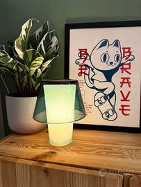 Lampada da tavolo IKEA Gavik in vetro fumé