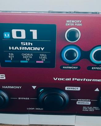 Vocal Performer VE -22  BOSS- Pedale multieffetto