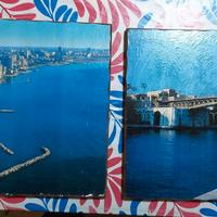 2 quadri foto stampa su legno