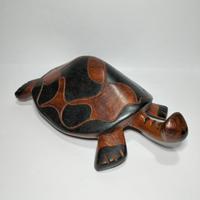 SCULTURA IN LEGNO DI TARTARUGA 