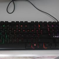 Tastiera gaming linq retroilluminata