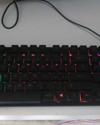 Tastiera gaming linq retroilluminata