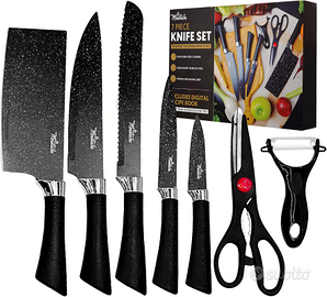 La Moustache - Set di Coltelli 7 Pezzi da Cucina 