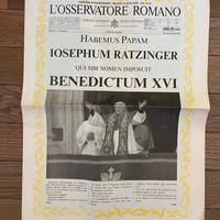 Habemus papam - oservatore romano - benedetto xvi