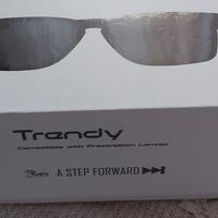 Occhiali Trendy bluetooth colore blu nuovi