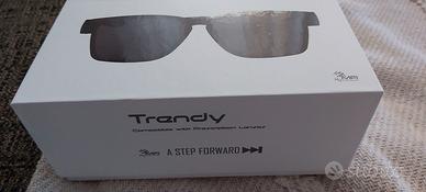 Occhiali Trendy bluetooth colore blu nuovi