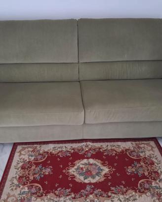 Divano letto verde