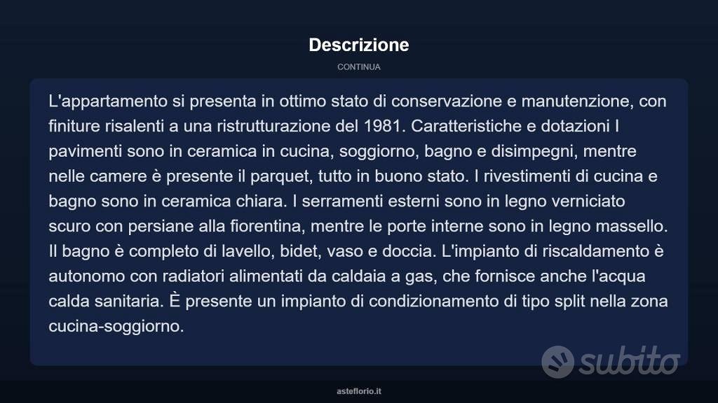 Appartamento – Firenze, San Frediano, Quartiere 1 - Vista 5