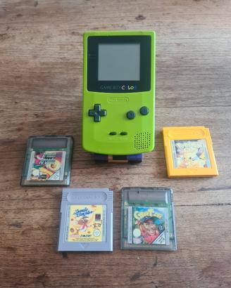 nintendo gameboy color  + giochi 