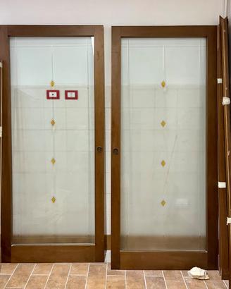 Porta scorrevole in legno