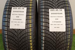 2 GOMME 225 45 18 GOODYEAR 4 STAGIONI RIF4596