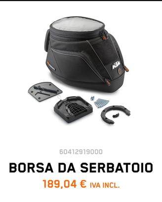 Borsa serbatoio ktm powerparts 