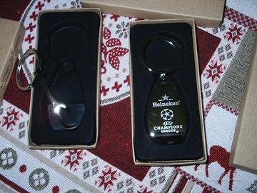 HEINEKEN portachiavi - apribottiglie acciaio extra