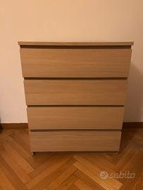 Cassettiera Malm + scarpiera Bissa