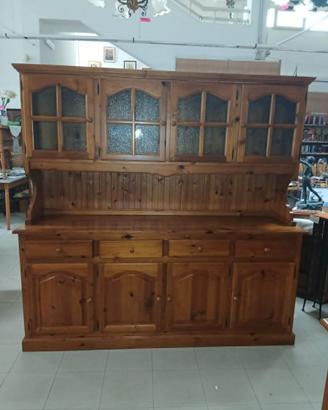 credenza 4 ante in legno massello