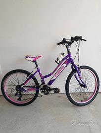 bicicletta bambina +casco 
