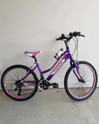 bicicletta bambina +casco 
