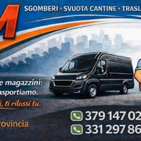 Jm trasporti - traslochi- svuota cantine