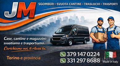 Jm trasporti - traslochi- svuota cantine