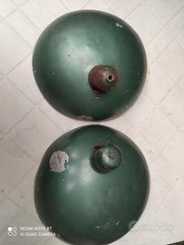 2 antiche lampade da scrivania in stile Kaiser di