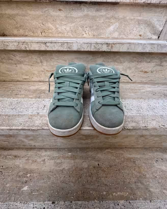 Adidas Campus verde e nera - taglia 39 ⅓