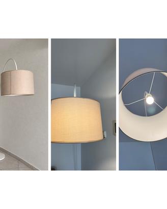Lampada con piedistallo
