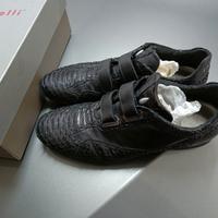 Scarpe Botticelli limited pitone nere