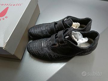 Scarpe Botticelli limited pitone nere