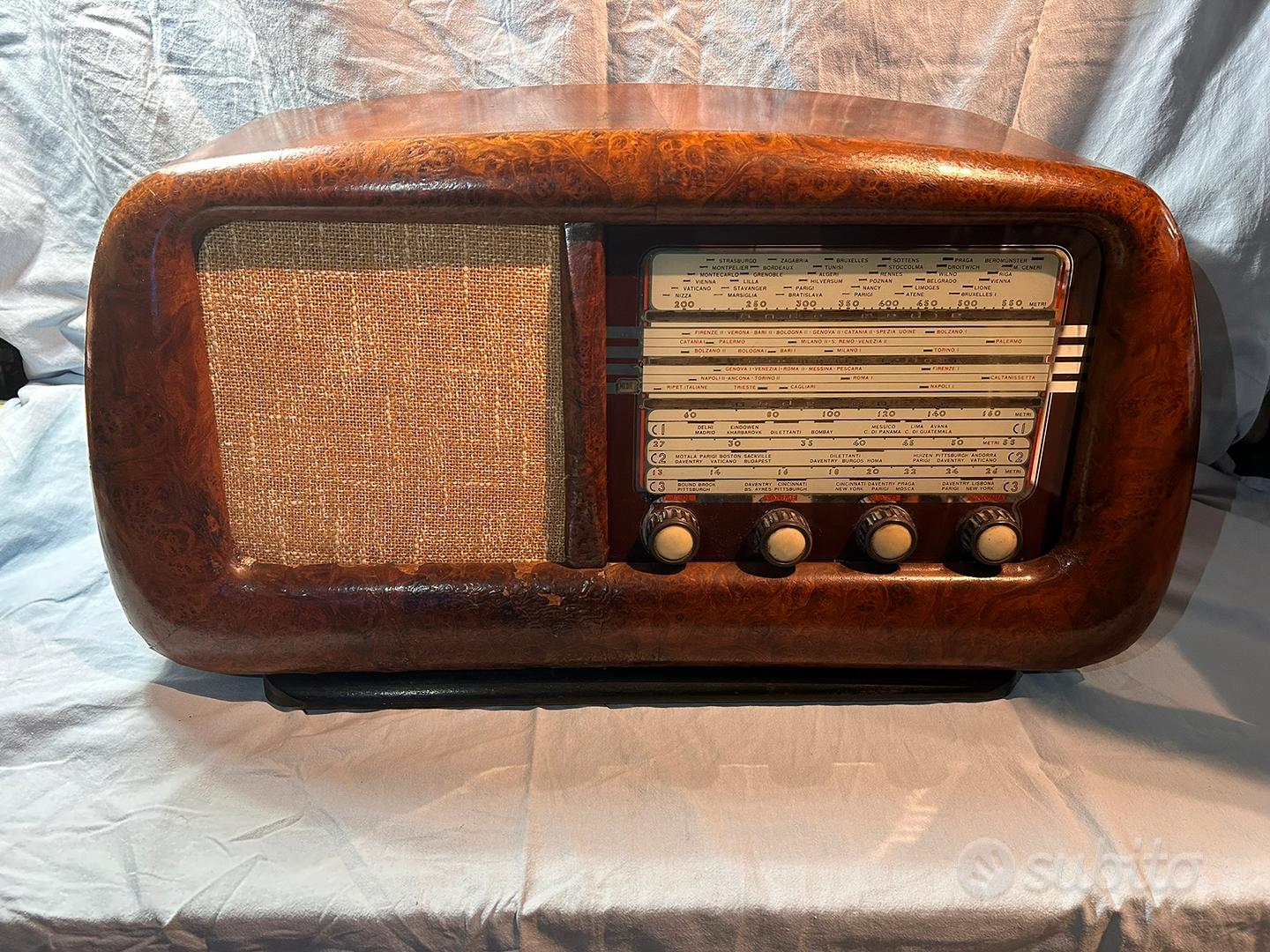Radio vintage a valvole super g58 - Audio/Video In vendita a Teramo