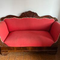 Divano d’epoca stile Luigi Filippo – fine ’800