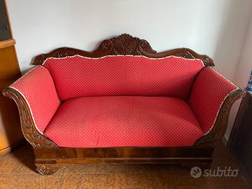 Divano d’epoca stile Luigi Filippo – fine ’800