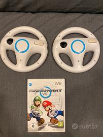 Mario kart nintendo wii con volanti piu telecomand