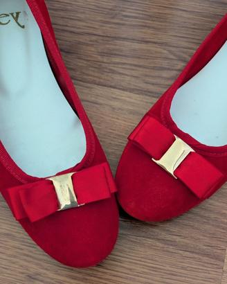 Ballerine Frey Wille tg.39. Vera pelle- vero cuoio