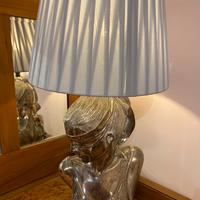 Lampada in silver e e peltro