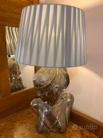 Lampada in silver e e peltro