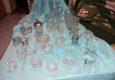 STOCK  43 articoli in cristallo BOEMIA 