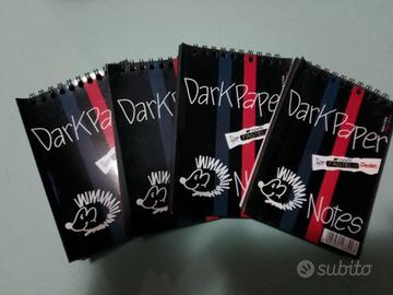 [RARITÀ] Set 4 Taccuini Pigna "Dark Paper" – Inter