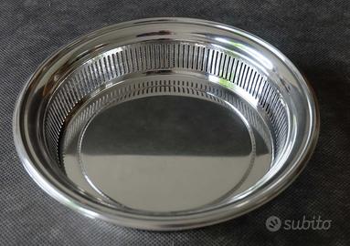 Vassoi, piattini di acc. inox lucidati a specchio