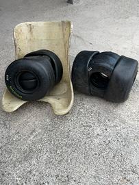 gomme Vega e sedile per kart kz 125