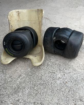 gomme Vega e sedile per kart kz 125