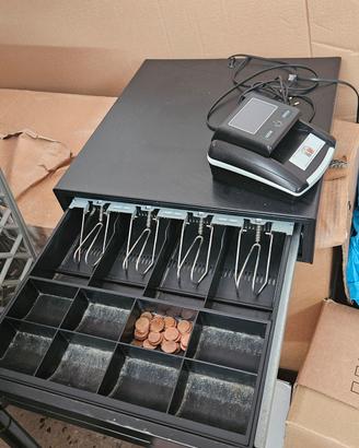 cassetto registratore cassa, rilevatore banconote 