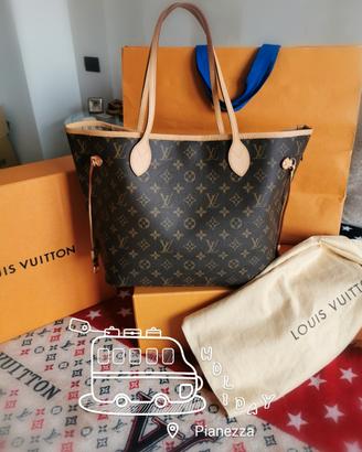 Louis Vuitton neverfull MM +organizer su misura 