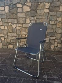 Sedia spiaggia/campeggio pieghevole