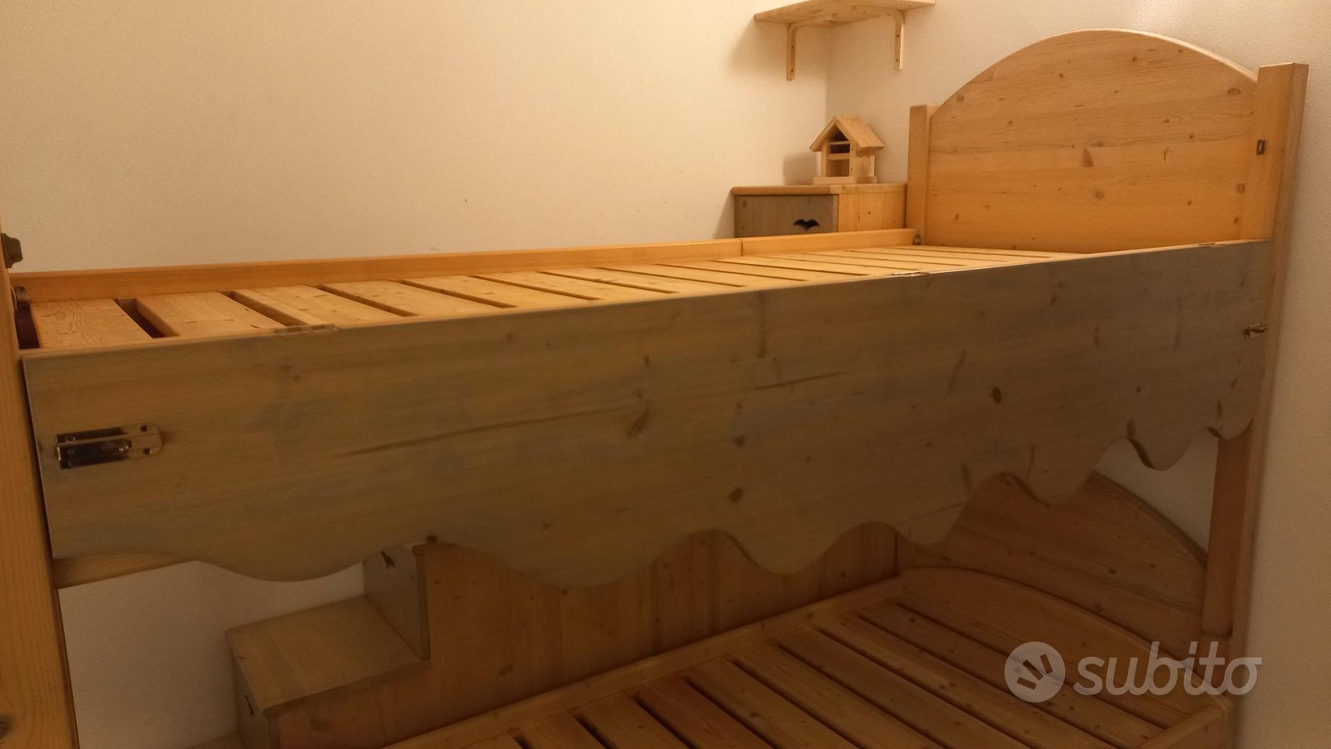 Letto a castello in legno massello di abete - Arredamento e Casalinghi In  vendita a Trento