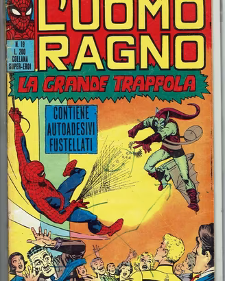 L'Uomo Ragno n.19 Corno 1971 - RESA - Goblin 