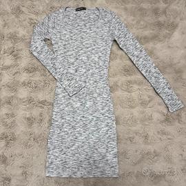 Tubino grigio mélange aderente S – New Yorker