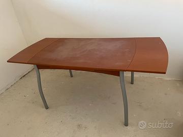 Tavolo allungabile 80x120 cm a 80x180 cm