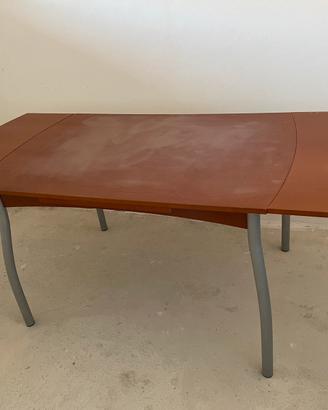 Tavolo allungabile 80x120 cm a 80x180 cm