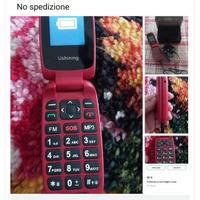 CELLULARE  A CONCHIGLIA  ROSSO