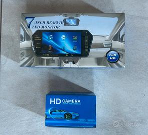 telecamera retromarcia 7”